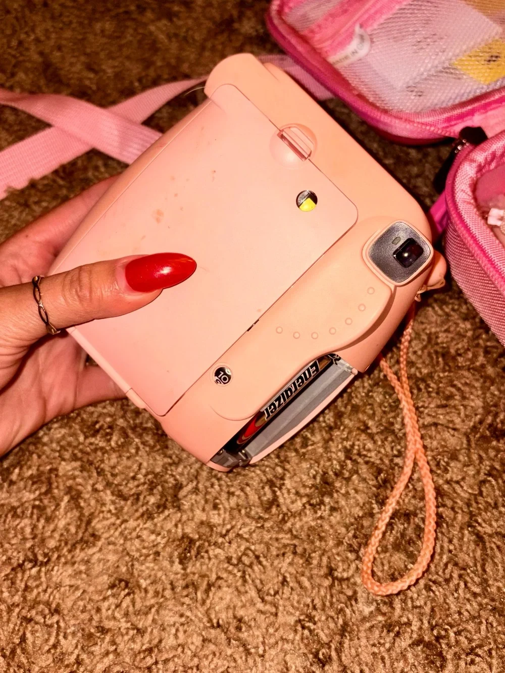 Fujifilm Instax Mini 8 Instant Camera — Peach Pink